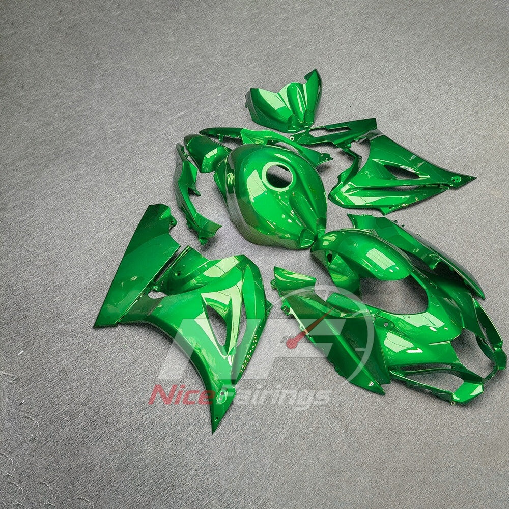 For Suzuki GSXR1000 K17 2017-2026 ABS Fairing Kit Green Painted Bodywork | NiceFairings - side angle image