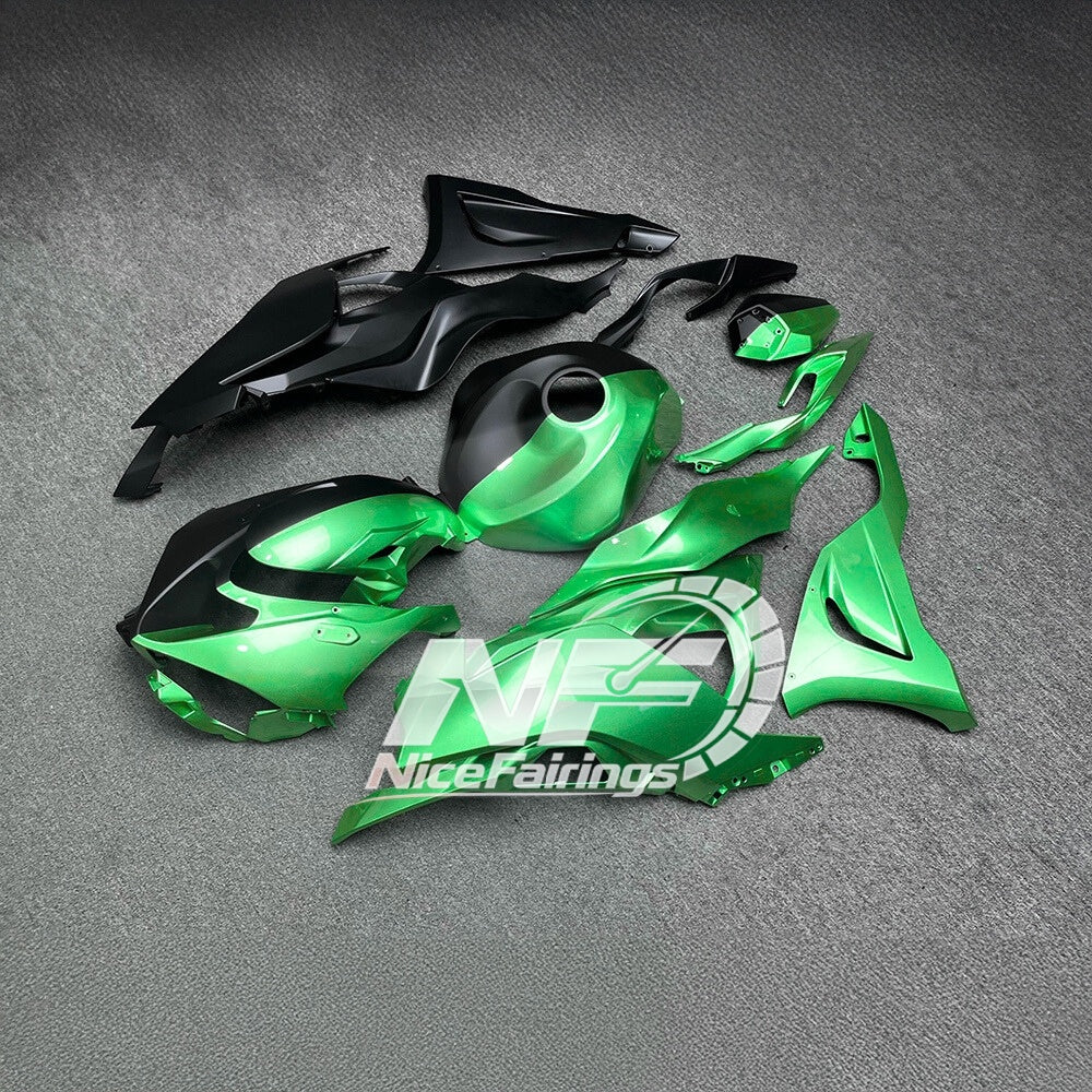 For Kawasaki ZX6R 636 Custom Painted ABS Body Kit Aftermarket Panels Tank Cover | NiceFairings - side angle image