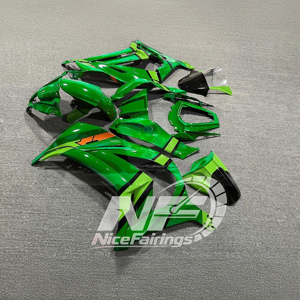 For Ninja ZX10R 2011-2015 Full Motorcycle Bodywork Kit | NiceFairings - side angle image