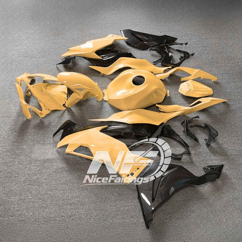 For Kawasaki ZX6R 636 2019-2023 Painted Motorcycle Bodywork Custom Graphics Premium Edition | NiceFairings - side angle image