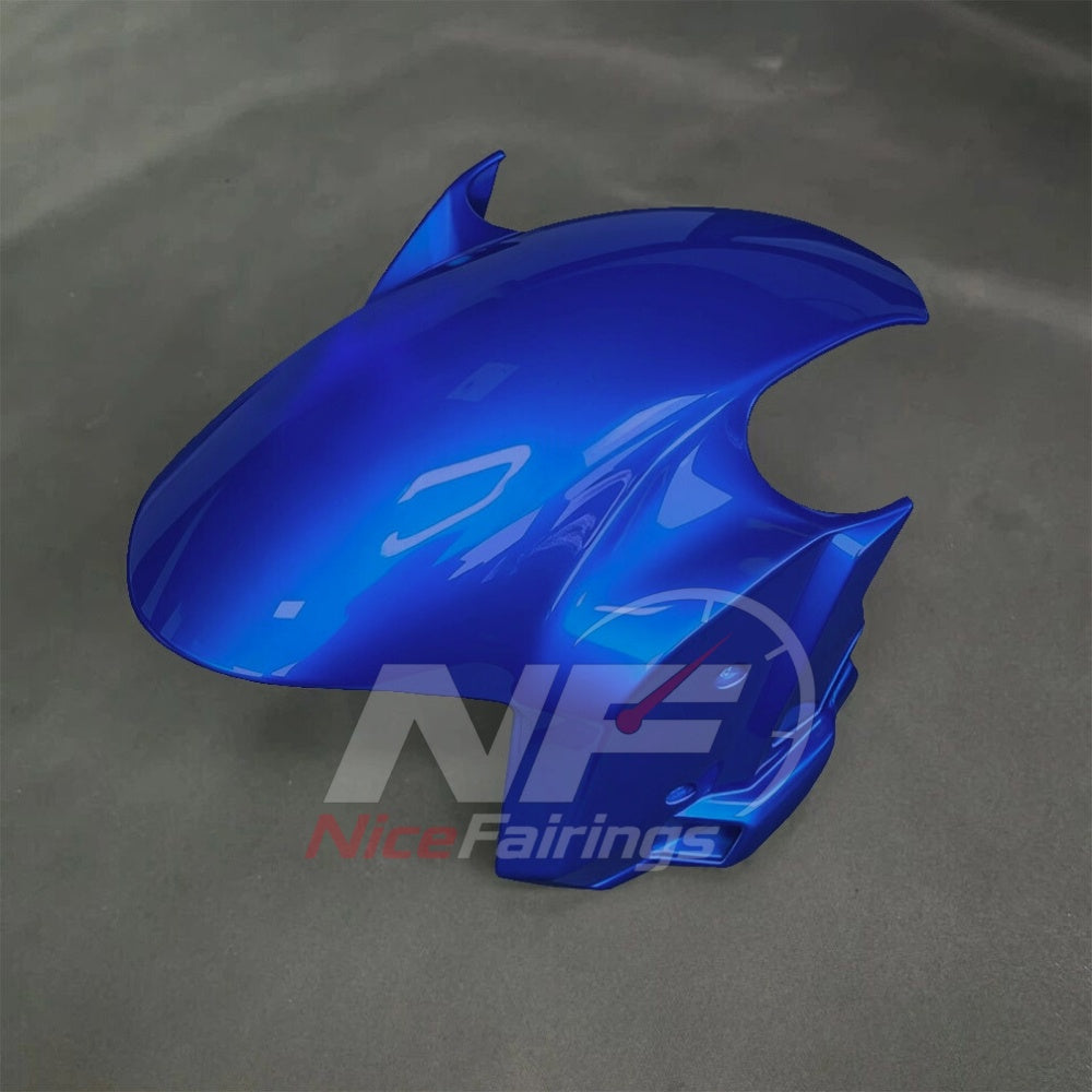 For BMW S1000RR 2025-2026 Blue Black ABS Fairing Kit with Painted Bodywork and Replacement Panels | NiceFairings - side angle image