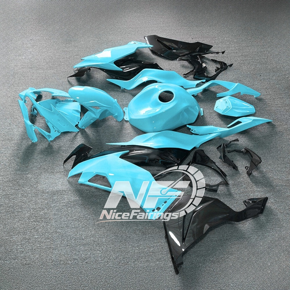 For Kawasaki Ninja ZX-6R 636 2019-2023 Custom Fairings Full Body Kit Premium Edition | NiceFairings - side angle image