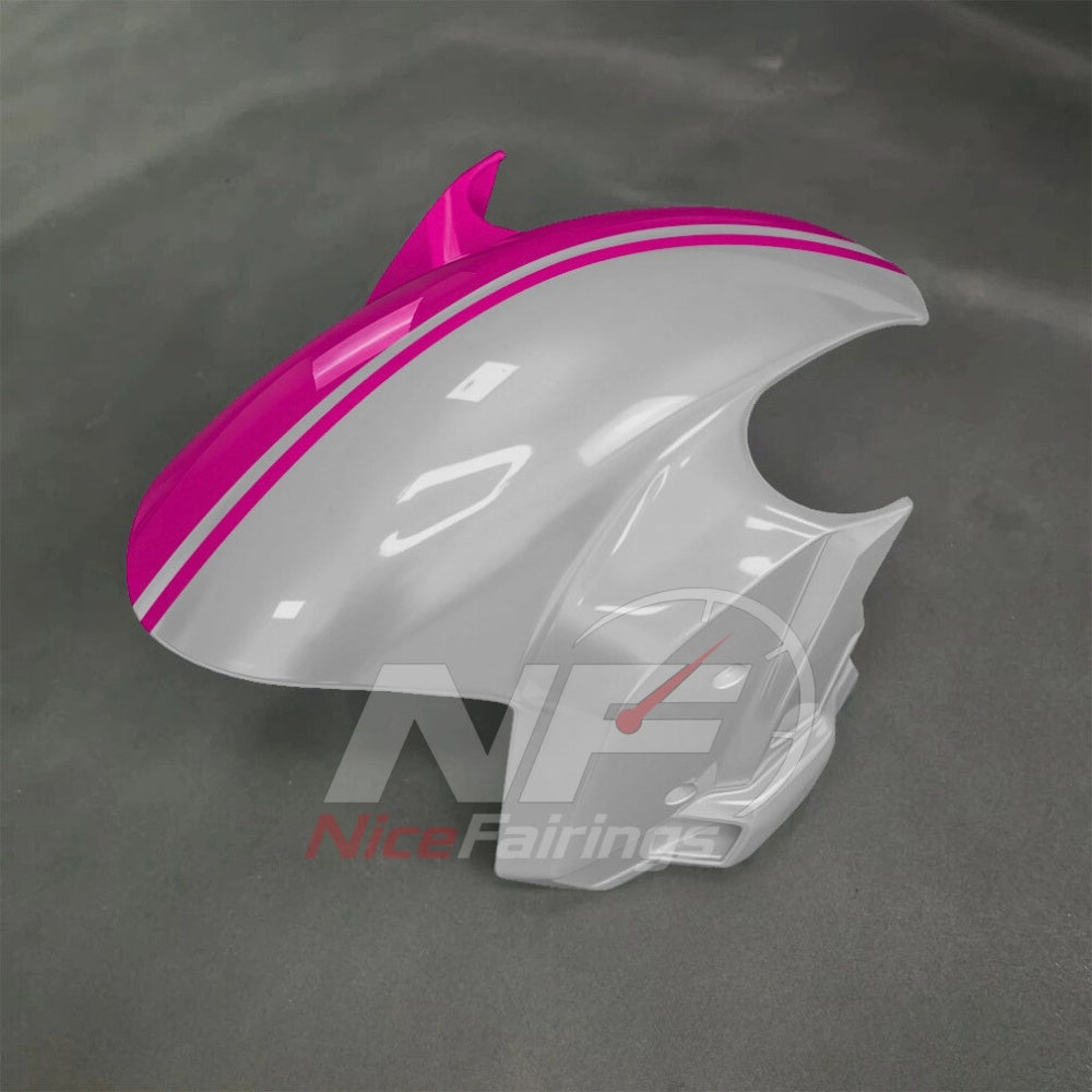 For BMW S1000RR 2025-2026 Pink Black Painted ABS Fairings with Complete Replacement Bodywork | NiceFairings - side angle image