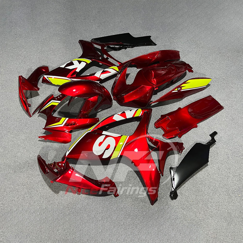 For Suzuki GSX-R600 GSX-R750 K6 2006-2007 Custom Fairings Gray ABS Sportbike Plastics | NiceFairings - side angle image