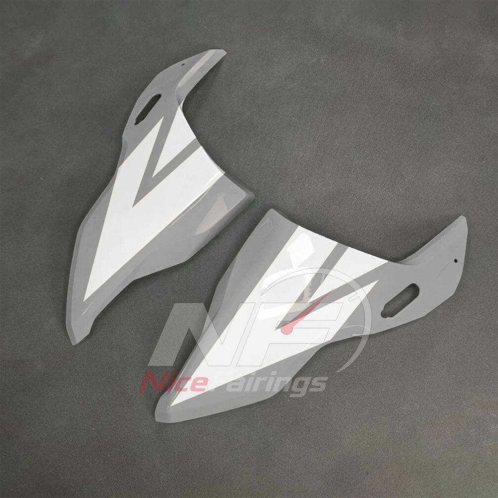 For BMW S1000RR 2025-2026 Red Black Sportbike Fairing Set with Custom Painted Plastics | NiceFairings - side angle image