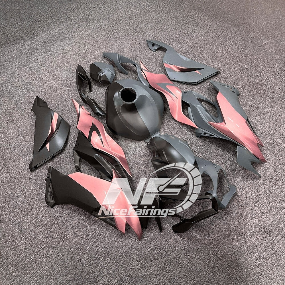 Kawasaki ZX6R 636 Custom Painted ABS Body Kit Matte Black Tank Cover | NiceFairings - side angle image