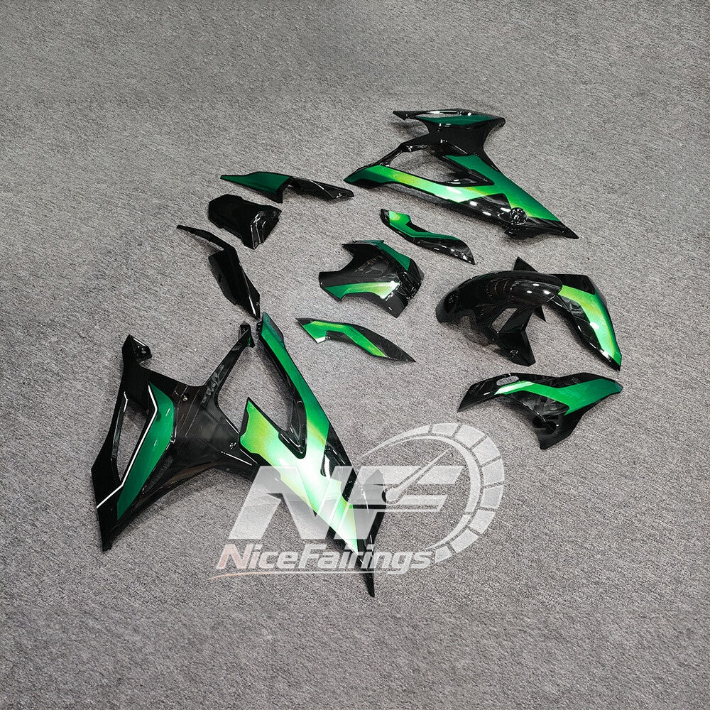 For BMW S1000RR 2019-2022 Race Replica Custom Fairings, ABS Replacement Plastics Full Body Kit | NiceFairings - side angle image