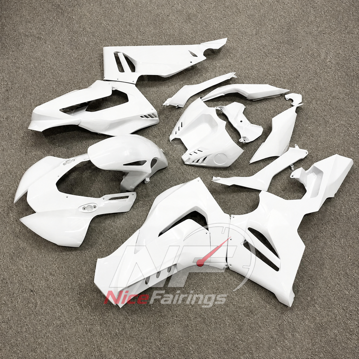 White ABS fairing kit for Honda CBR1000RR-R 2020-2023, design D12-P21 - image 3