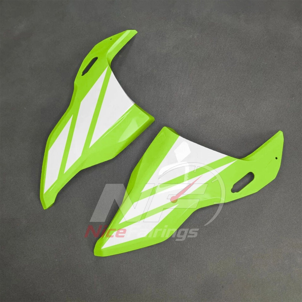 For BMW S1000RR 2025-2026 Green Black Painted ABS Fairings with Complete Replacement Bodywork | NiceFairings - side angle image