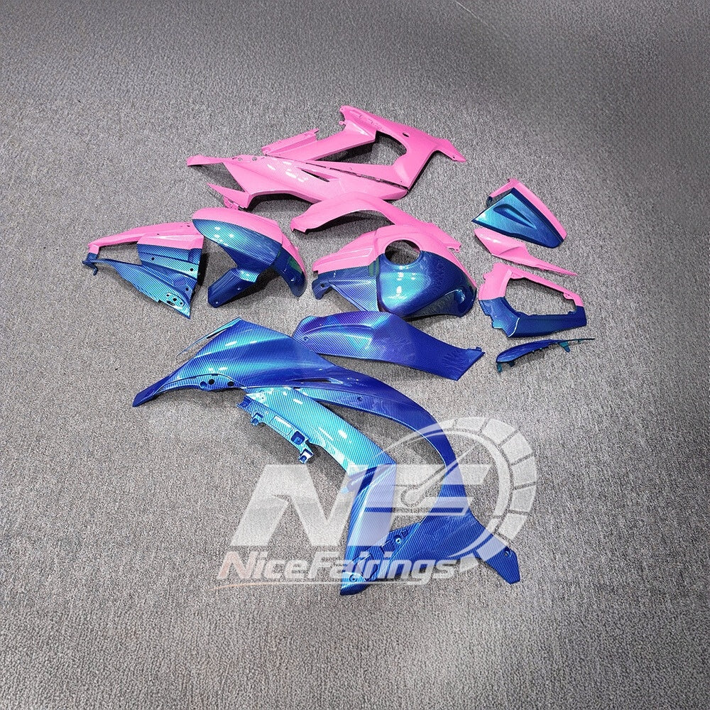 For KAWASAKI Ninja ZX10R 2011-2015 Custom Painted ABS Fairing Kit | NiceFairings - side angle image