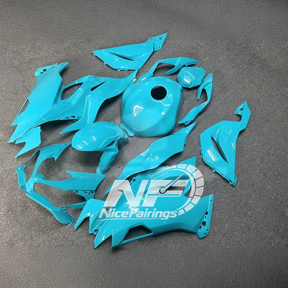 ZX6R 636 2019-2023 Painted Motorcycle Bodywork Track Edition Tank Cover | NiceFairings - side angle image