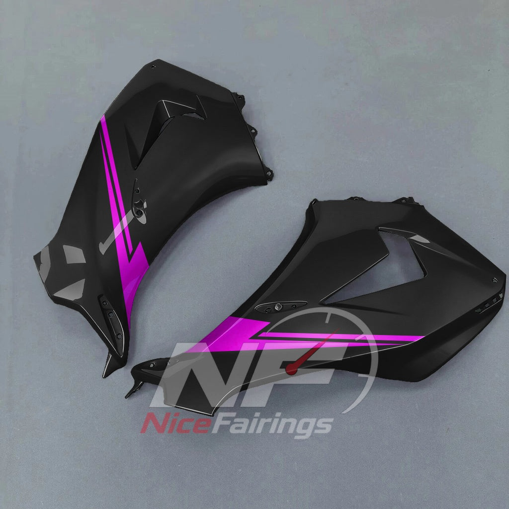 For Honda CBR1000RR-R SP 2024-2026 Pink Black Motorcycle Fairing Kit with Aftermarket Body Panels | NiceFairings - side angle image