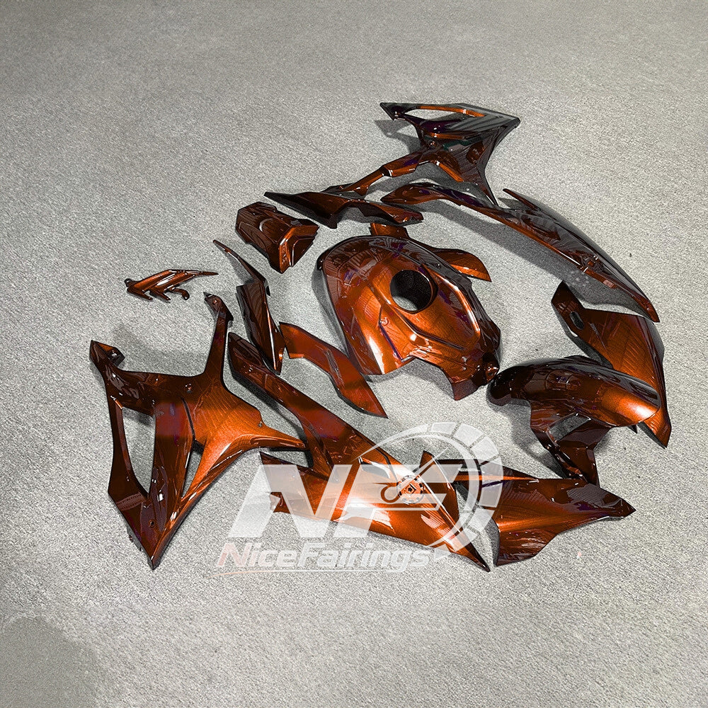 For BMW S1000RR 2019-2022 Silver Black Sportbike Fairings, Custom ABS Bodywork And Replacement Plastics | NiceFairings - side angle image