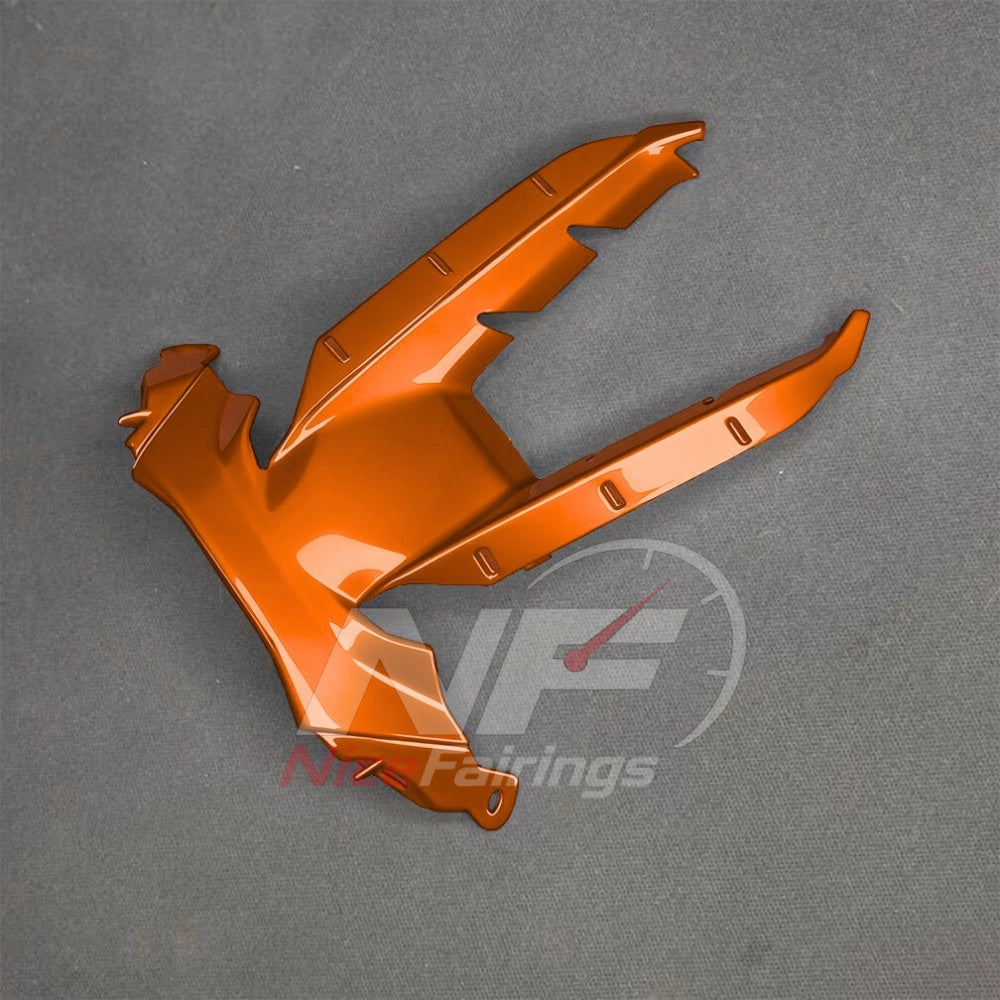 For BMW S1000RR 2025-2026 Orange Black Painted ABS Fairings with Complete Replacement Bodywork | NiceFairings - side angle image