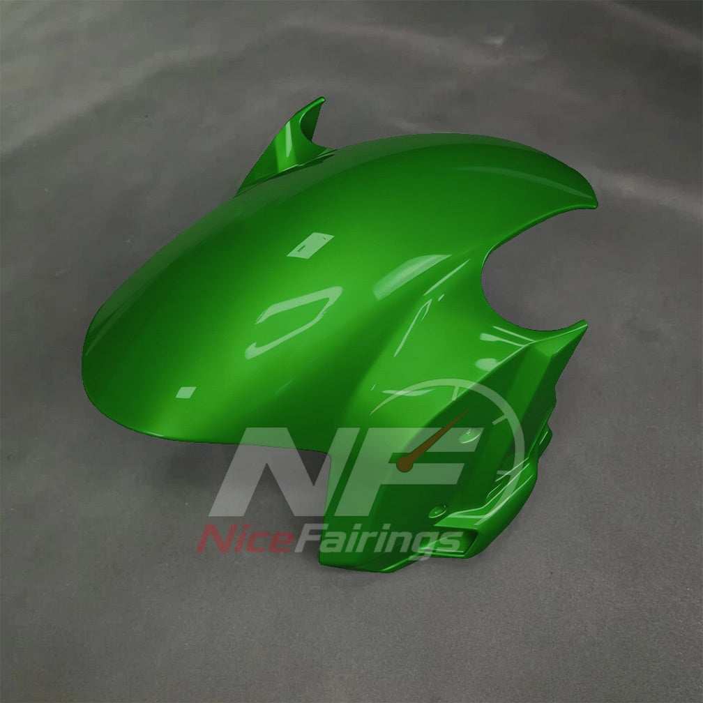 For BMW S1000RR 2025-2026 Green Black ABS Fairing Kit with Painted Bodywork and Replacement Panels | NiceFairings - side angle image