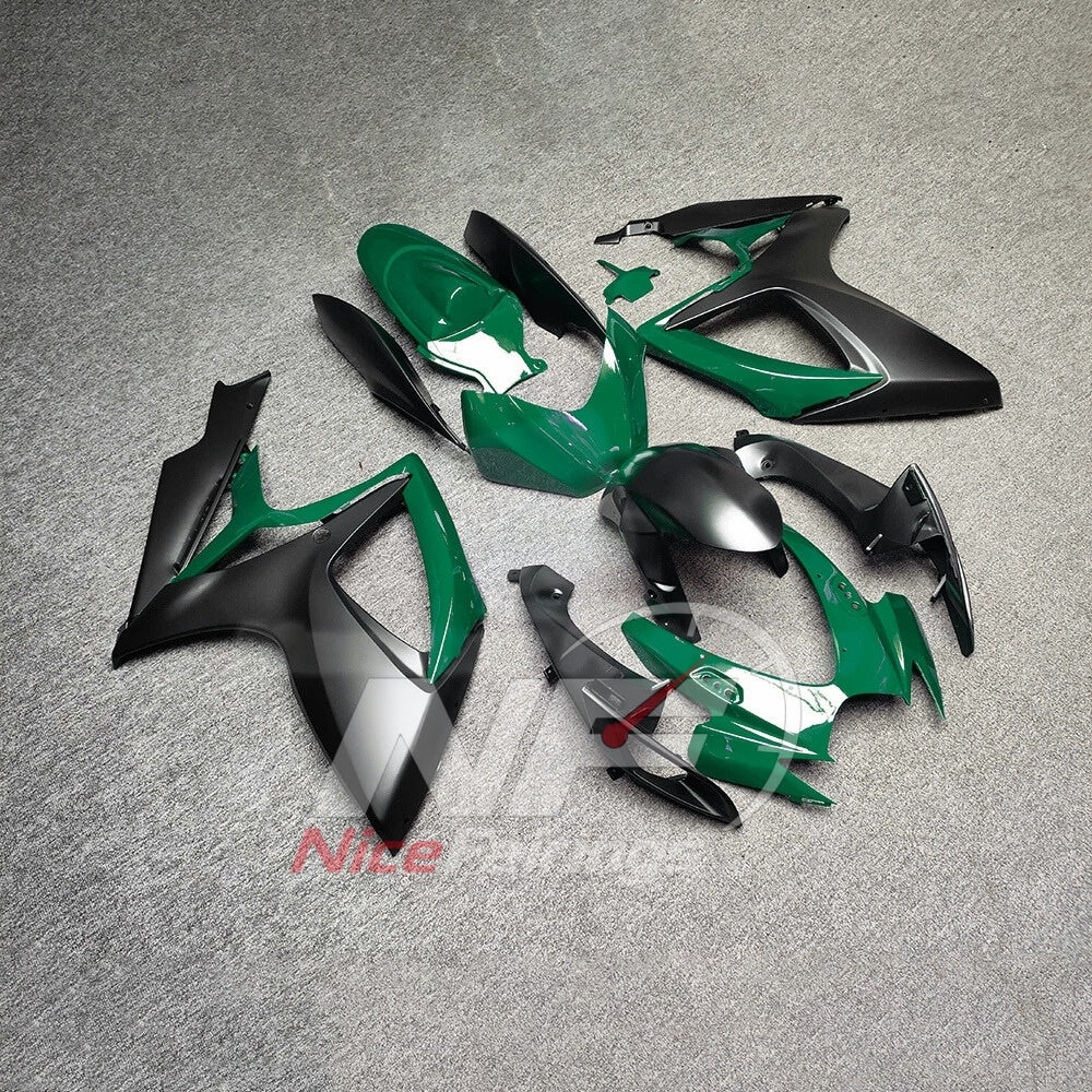 For Suzuki GSXR600 GSXR750 K6 2006-2007 Motorcycle Fairing Kit Gray Body Panels | NiceFairings - side angle image