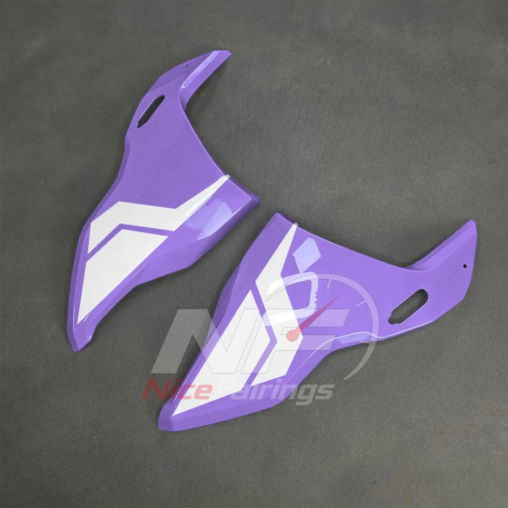 For BMW S1000RR 2025-2026 Purple Black Painted ABS Fairings with Complete Replacement Bodywork | NiceFairings - side angle image