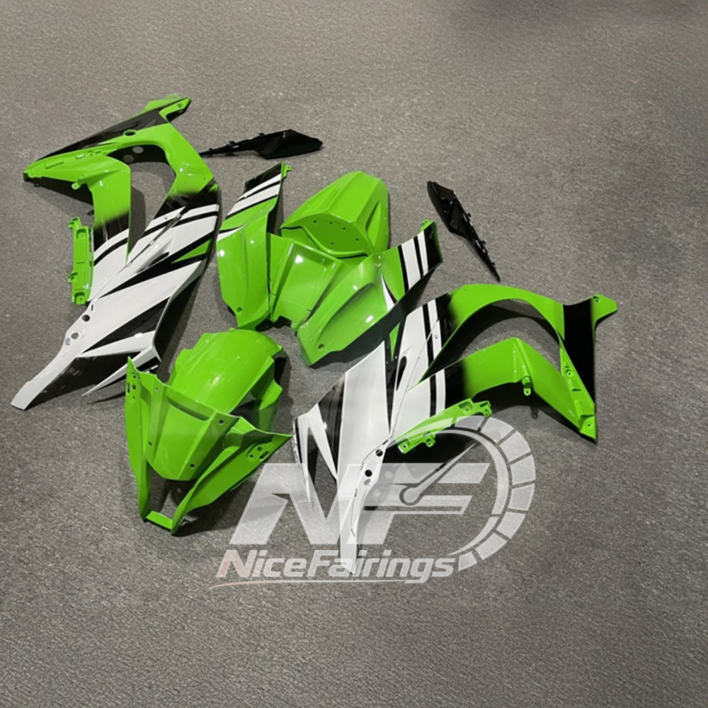 KAWASAKI Ninja ZX10R 2011-2015 Injection Molded Fairings Set | NiceFairings - side angle image
