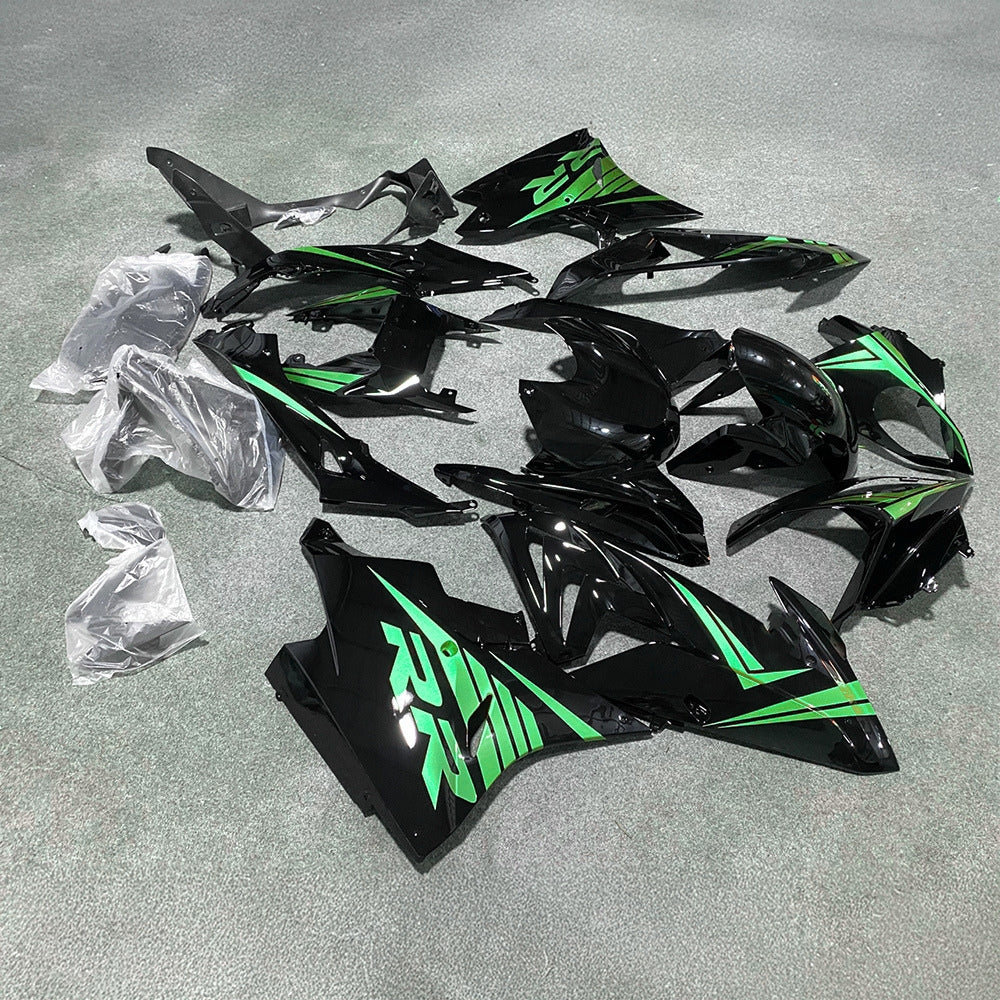 For BMW S1000RR 2017-2018 Track Edition Standard No Tank Cover ABS Fairing Kit, Custom Painted Motorcycle Bodywork | NiceFairings - side angle image