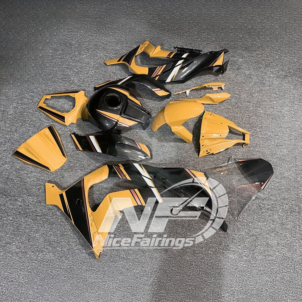 For KAWASAKI ZX10R 2011-2015 Custom Sportbike Fairings | NiceFairings - side angle image