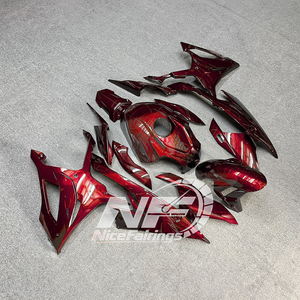 For BMW S1000RR 2019-2022 Blue Silver Signature Edition Custom Painted ABS Body Kit For Street Or Track | NiceFairings - side angle image