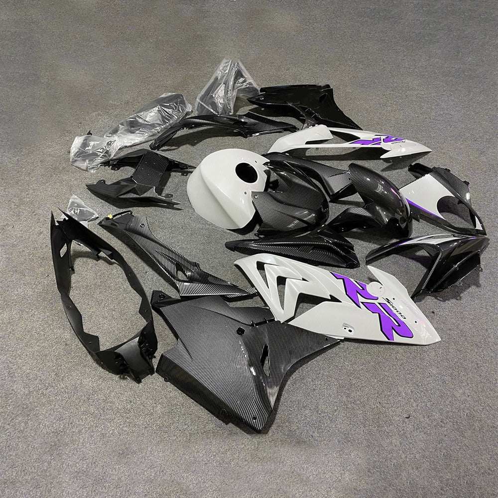 For BMW S1000RR 2017-2018 M Motorsport Elite Edition Motorcycle Fairing Kit, Aftermarket ABS Body Panels | NiceFairings - side angle image