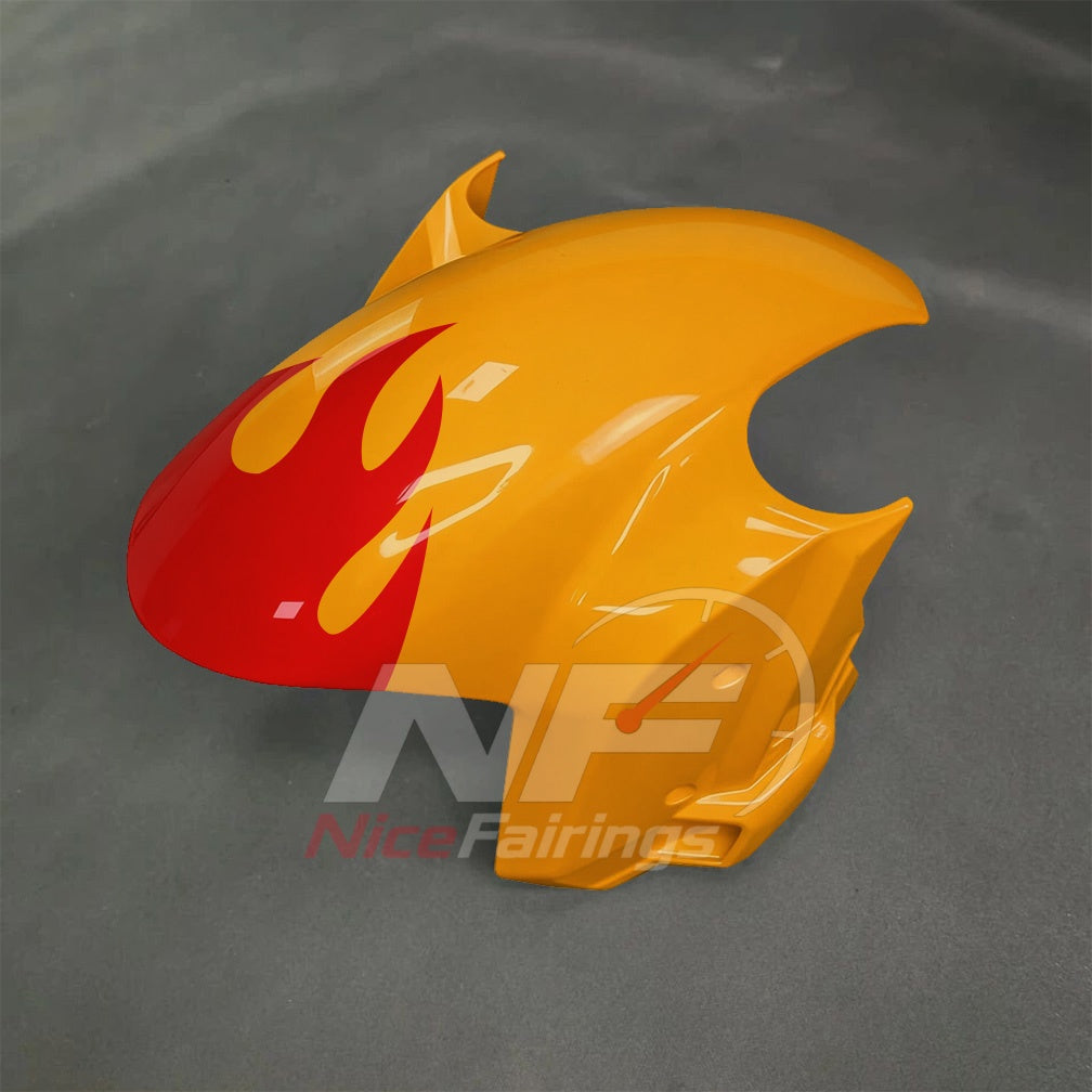 For BMW S1000RR 2025-2026 Yellow Black ABS Fairing Kit with Painted Bodywork and Replacement Panels | NiceFairings - side angle image