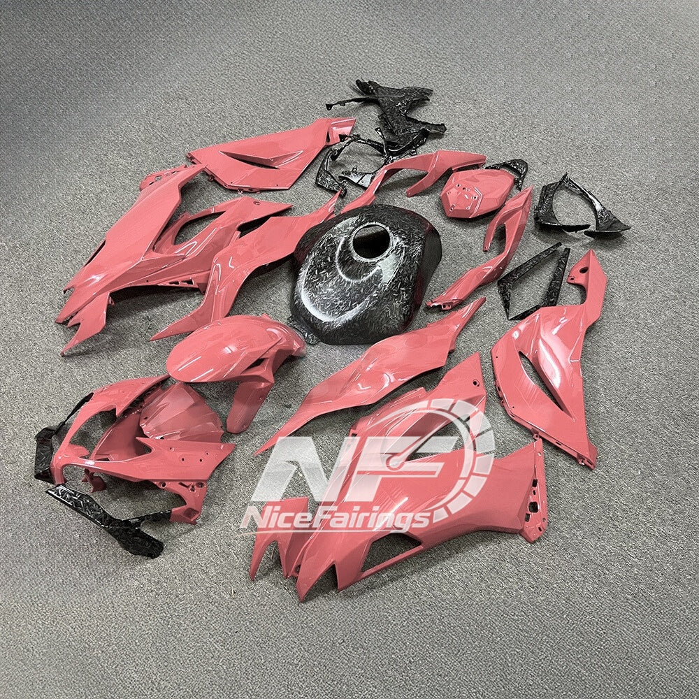 For Kawasaki Ninja ZX6R 636 2019-2023 Sportbike Plastics Track Edition Premium Edition | NiceFairings - side angle image