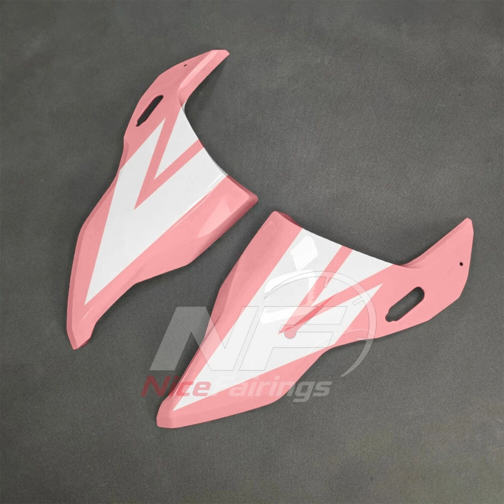 For BMW S1000RR 2025-2026 Red Black ABS Fairing Kit with Painted Bodywork and Replacement Panels | NiceFairings - side angle image