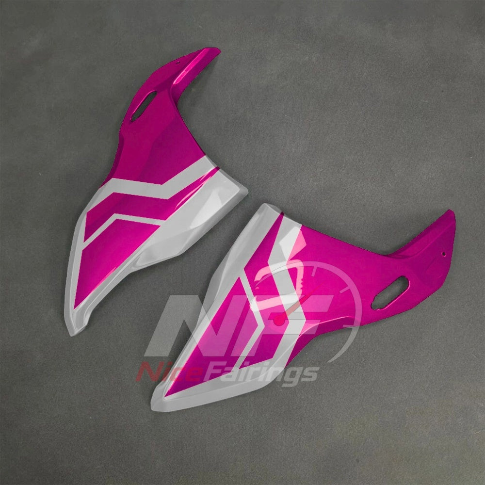 For BMW S1000RR 2025-2026 Pink Black Painted ABS Fairings with Complete Replacement Bodywork | NiceFairings - side angle image