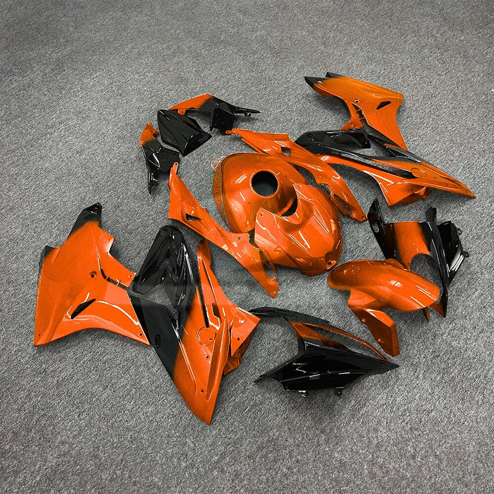 For BMW S1000RR 2017-2018 Carbon Look Tank Cover Edition Full Fairing Kit, Painted ABS Motorcycle Plastics | NiceFairings - side angle image
