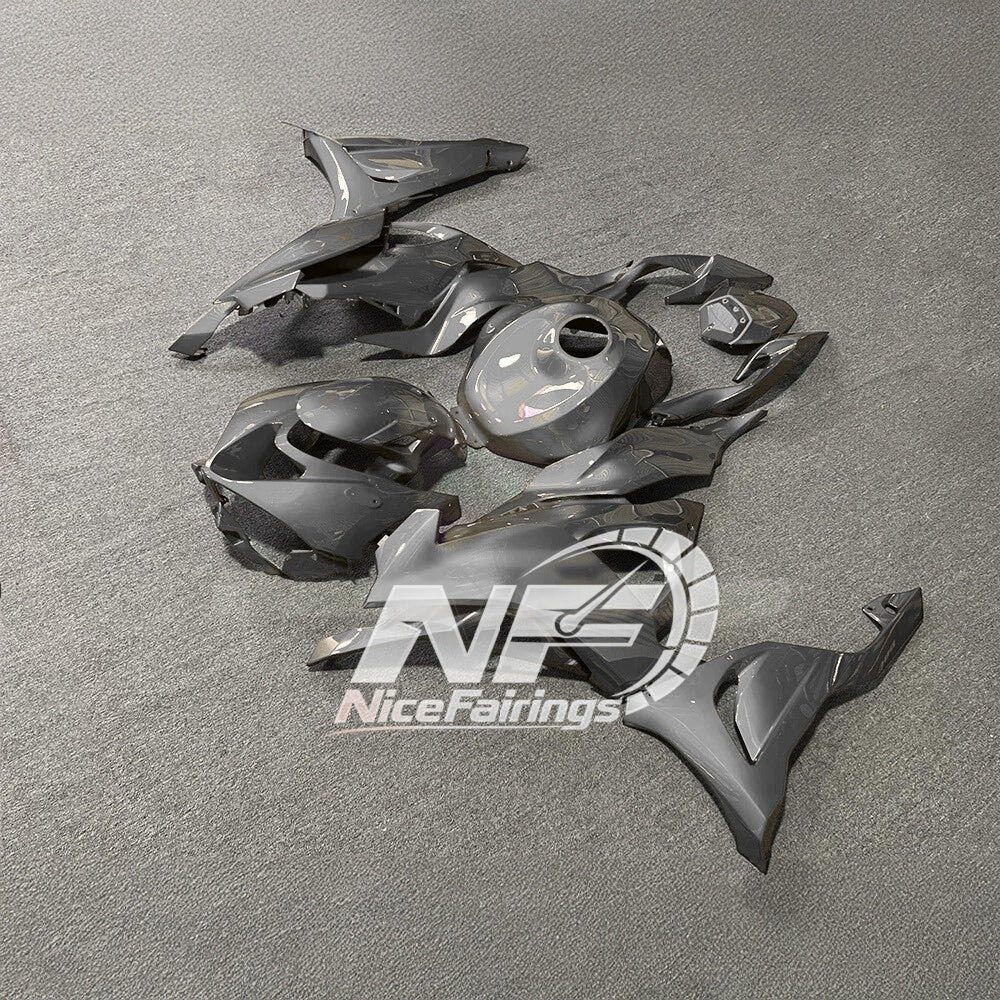 For Kawasaki ZX6R 636 Custom Painted ABS Body Kit Lime Green Tank Cover | NiceFairings - side angle image