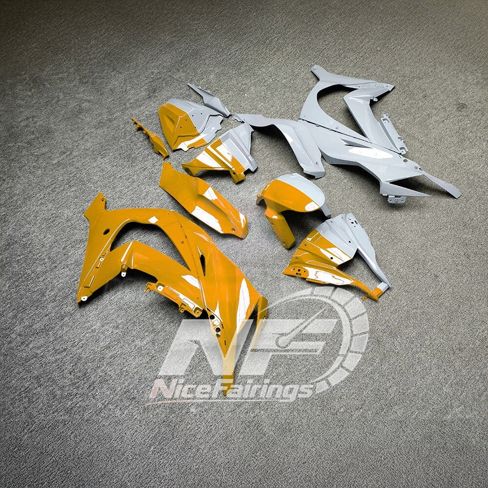 For KAWASAKI Ninja ZX10R 2011-2015 Custom Painted ABS Fairing Kit | NiceFairings - side angle image