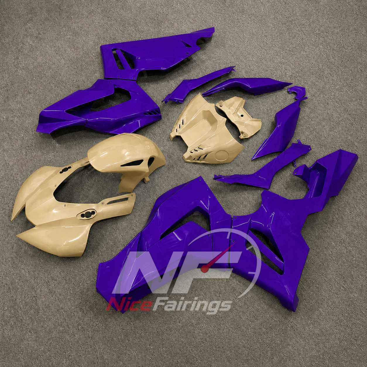 Purple Gold ABS fairing kit for Honda CBR1000RR-R 2020-2023, design D50-P30 - image 3