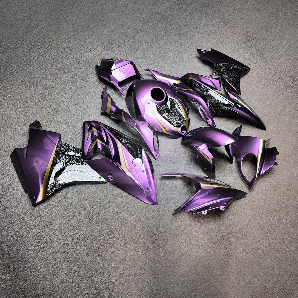 For BMW S1000RR 2017-2018 Custom Graphics Performance Edition Motorcycle Fairing Kit, Aftermarket ABS Body Panels | NiceFairings - side angle image
