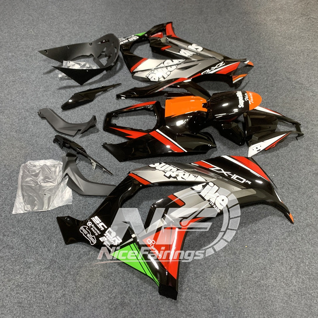 KAWASAKI Ninja ZX10R 2011-2015 Painted Bodywork Panels | NiceFairings - side angle image