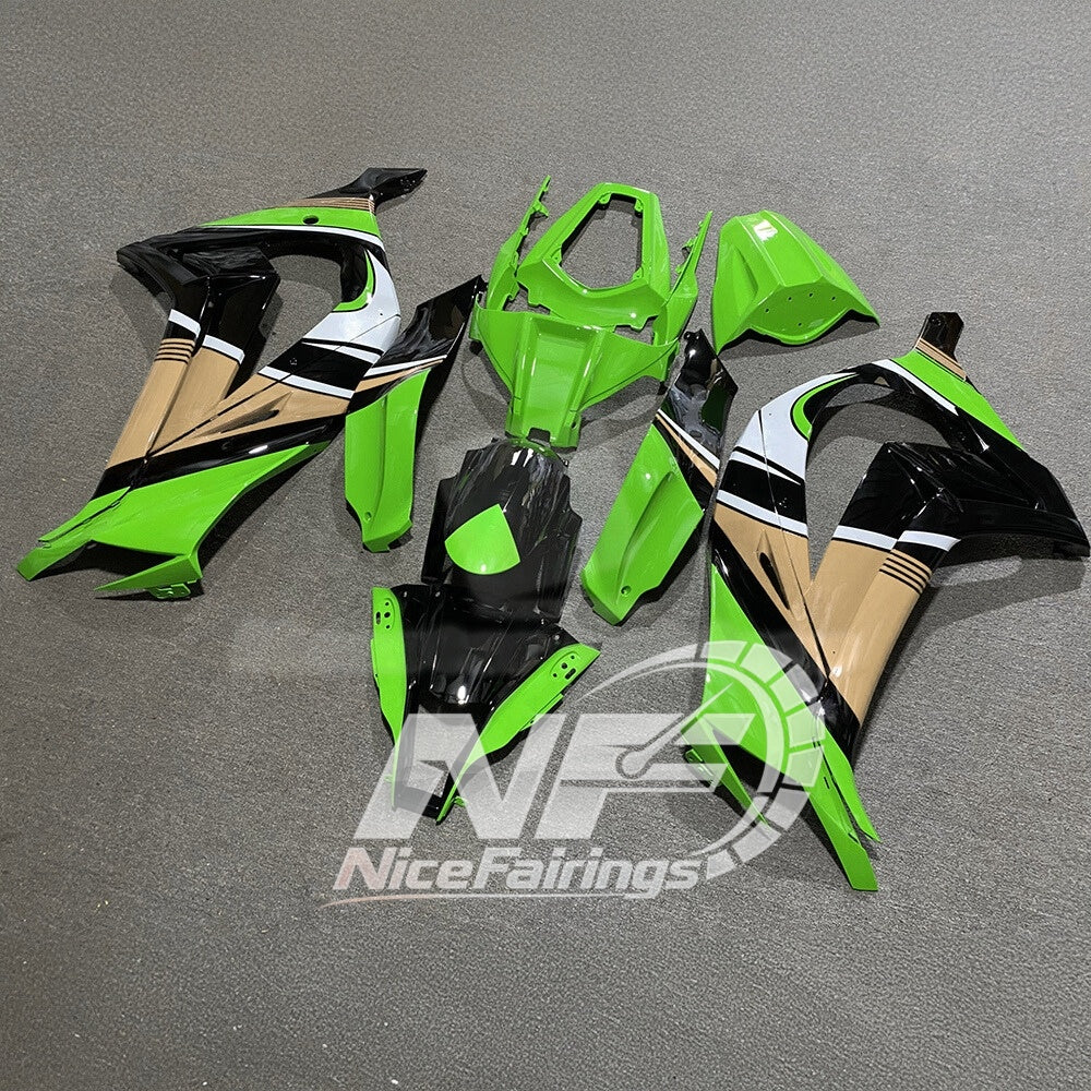 For KAWASAKI Ninja ZX10R 2011-2015 Complete Fairing Set | NiceFairings - side angle image