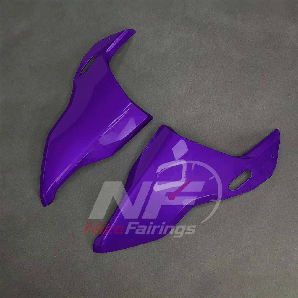 For BMW S1000RR 2025-2026 Purple Black Painted ABS Fairings with Complete Replacement Bodywork | NiceFairings - side angle image