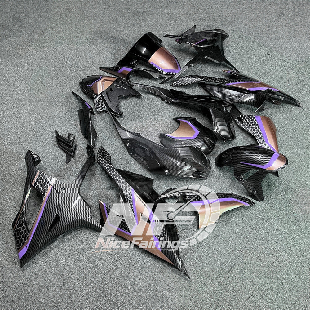 For BMW S1000RR 2019-2022 Custom Graphics Elite Edition Motorcycle Fairing Kit, Aftermarket ABS Body Panels | NiceFairings - side angle image