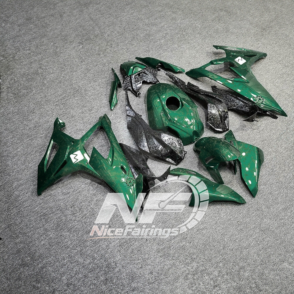 For BMW S1000RR 2019-2022 Custom Graphics Premium Edition Motorcycle Fairing Kit, Aftermarket ABS Body Panels | NiceFairings - side angle image