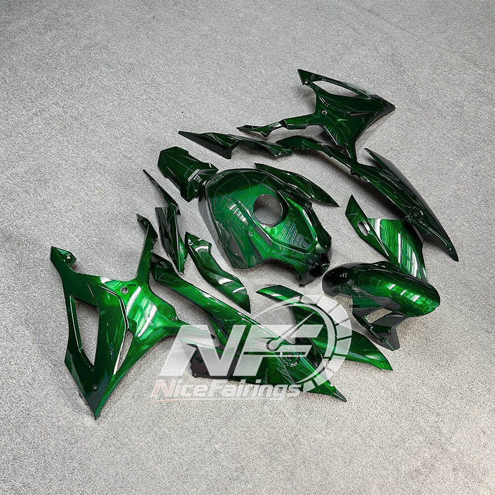 For BMW S1000RR 2019-2022 M Motorsport Signature Edition Motorcycle Fairing Kit, Aftermarket ABS Body Panels | NiceFairings - side angle image
