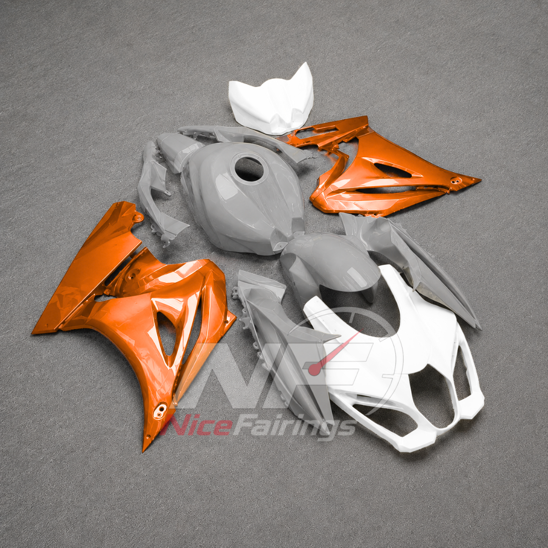 For Suzuki GSXR1000 K17 2017 2018-2026 ABS Body Kit Orange Street Track Fairings | NiceFairings - side angle image