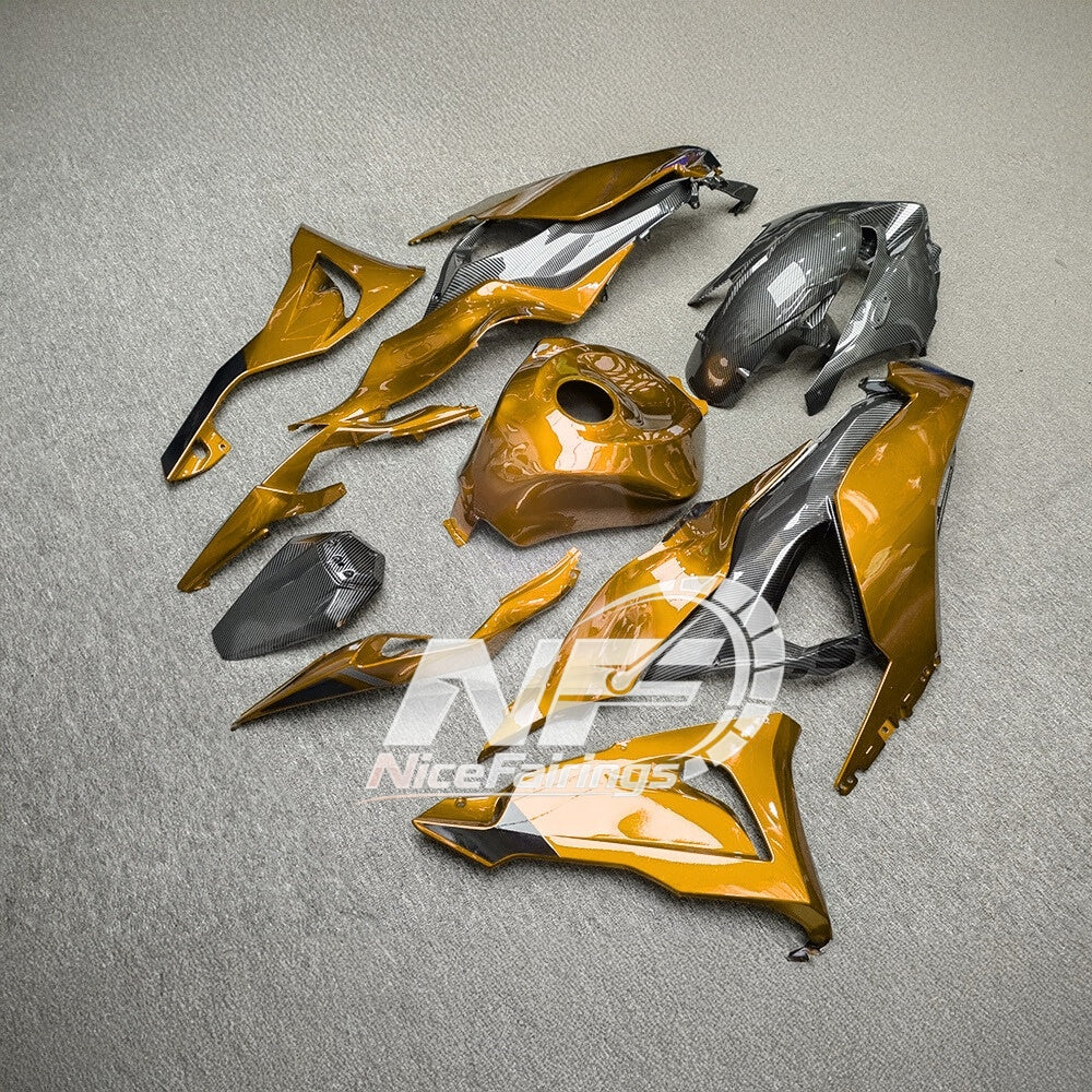 For Kawasaki ZX-6R 636 2024-2025 Replacement Fairing Set Aftermarket Panels Premium Edition | NiceFairings - side angle image