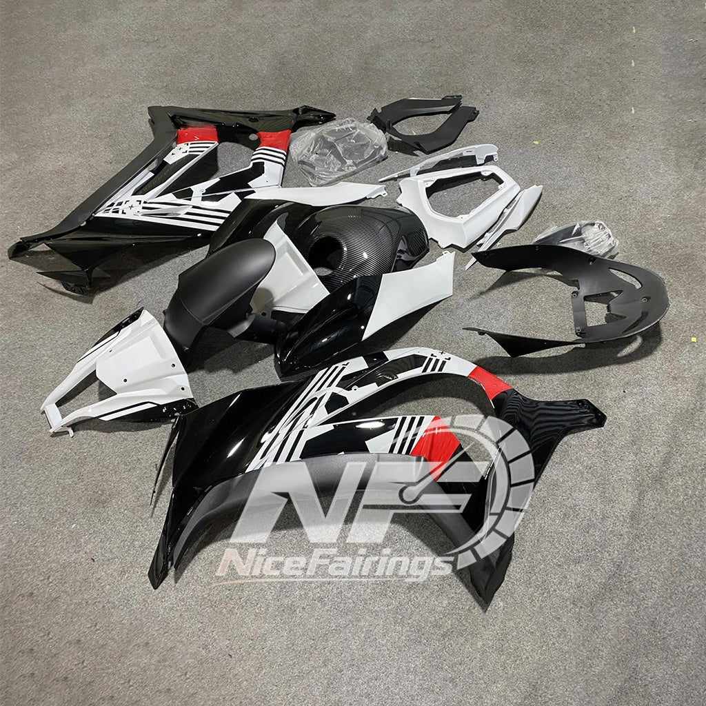 For KAWASAKI Ninja ZX10R 2011-2015 Complete Fairing Set | NiceFairings - side angle image