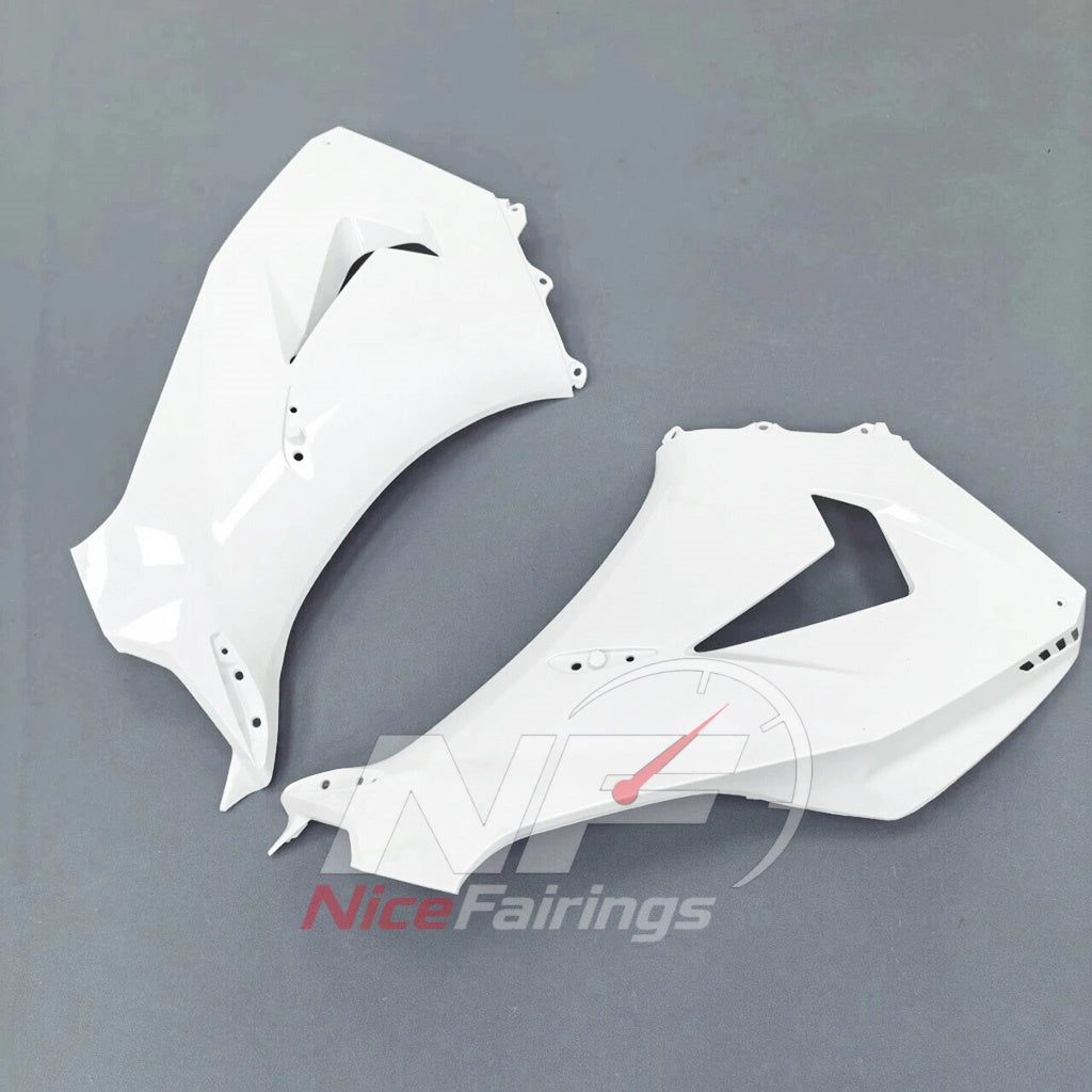 For Honda CBR1000RR-R 2024-2026 Red Black Painted ABS Fairings with Complete Replacement Bodywork | NiceFairings - side angle image