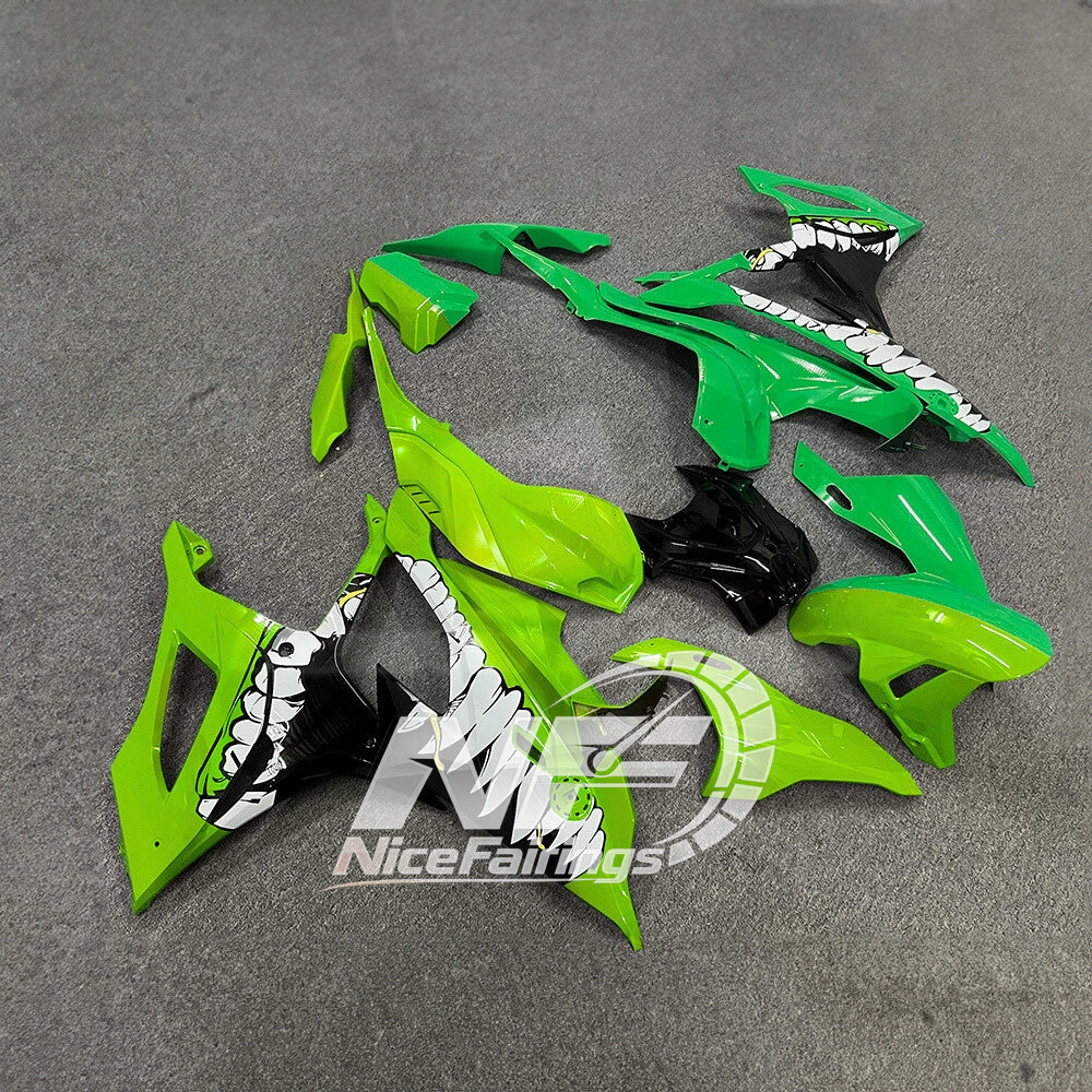 For BMW S1000RR 2019-2022 M Motorsport Tank Cover ABS Fairing Kit, Custom Painted Motorcycle Bodywork | NiceFairings - side angle image