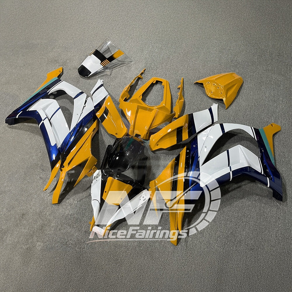 For KAWASAKI Ninja ZX10R 2011-2015 Custom Painted ABS Fairing Kit | NiceFairings - side angle image