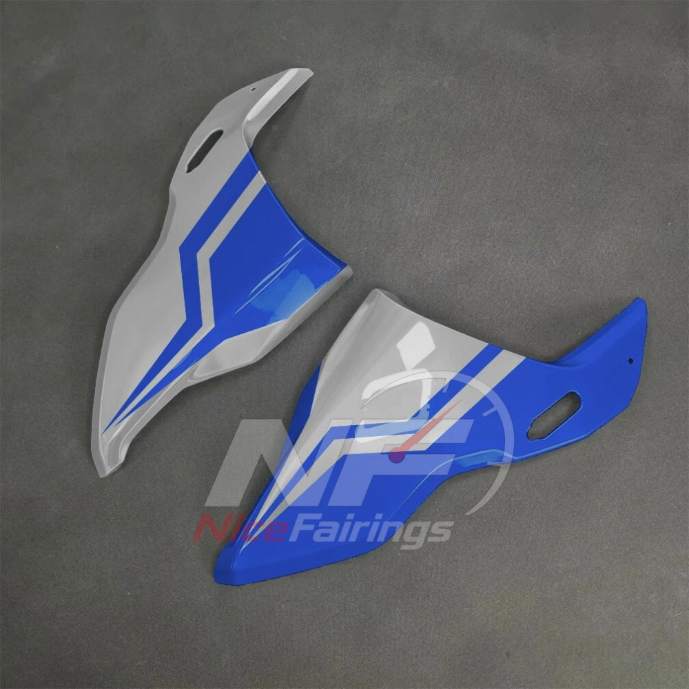 For BMW S1000RR 2025-2026 Blue Black ABS Body Kit with Street and Track Fairing Panels | NiceFairings - rear angle image