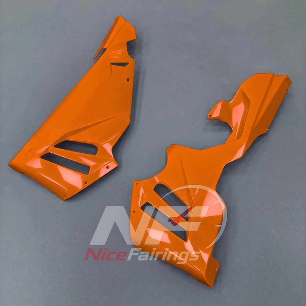 For Honda CBR1000RR-R 2024-2026 Orange Black Painted ABS Fairings with Complete Replacement Bodywork | NiceFairings - rear angle image