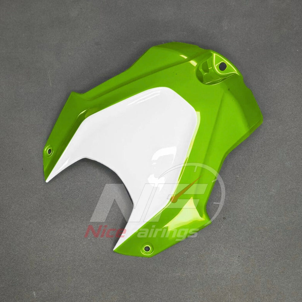 For BMW S1000RR 2025-2026 Green Black Custom Fairings with ABS Sportbike Plastics and Full Body Kit | NiceFairings - rear angle image